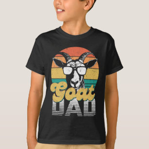 Camiseta Goat Dad Mejor Goat Daddy Vintage Retro Funny Fath