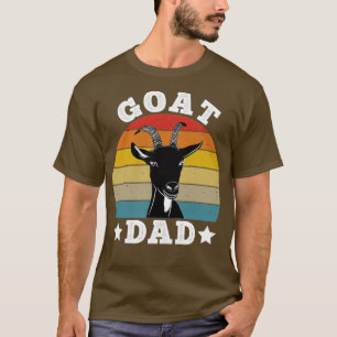 Camiseta Goat Dad Retro Vintage 