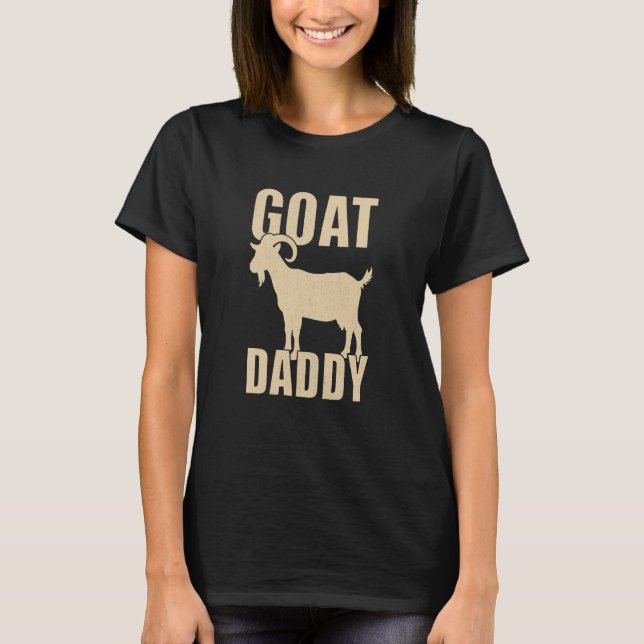 Camiseta Goat Daddy | Funny Goat Lover (Anverso)