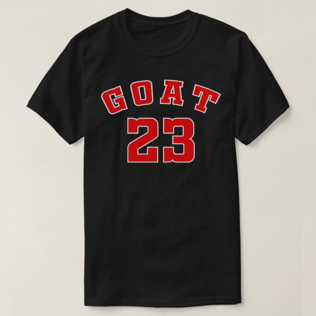 Camiseta GOAT de baloncesto (Diseño del anverso)