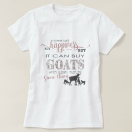 Camiseta GOAT | Dinero no puede comprar felicidad por GetYe