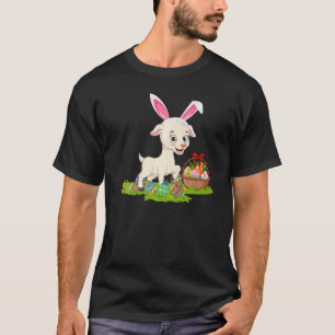 Camiseta Goat Easter Egg Huning Bunny Goat Easter Sunday