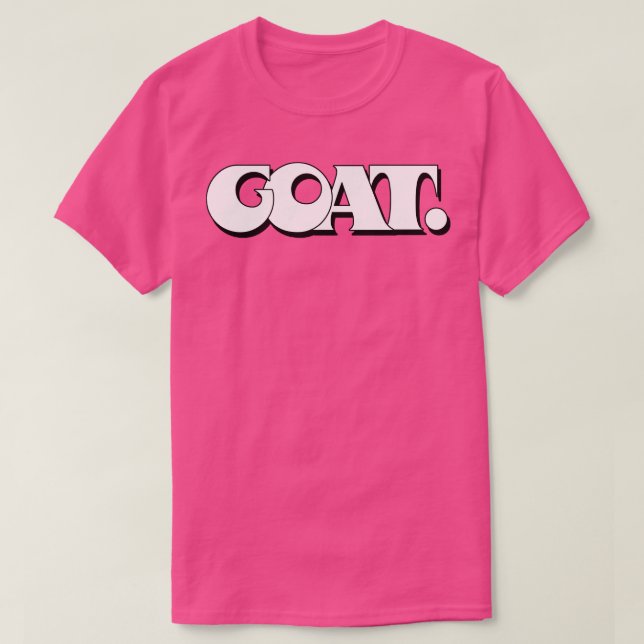 Camiseta GOAT El mejor de todos los tiempos (Diseño del anverso)