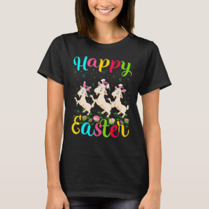 Camiseta Goat Funny Easter Egy Bunny Goat Happy Easter