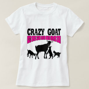 Camiseta GOAT   Gimnasio Rosa Crazy Goat Grandma Pink