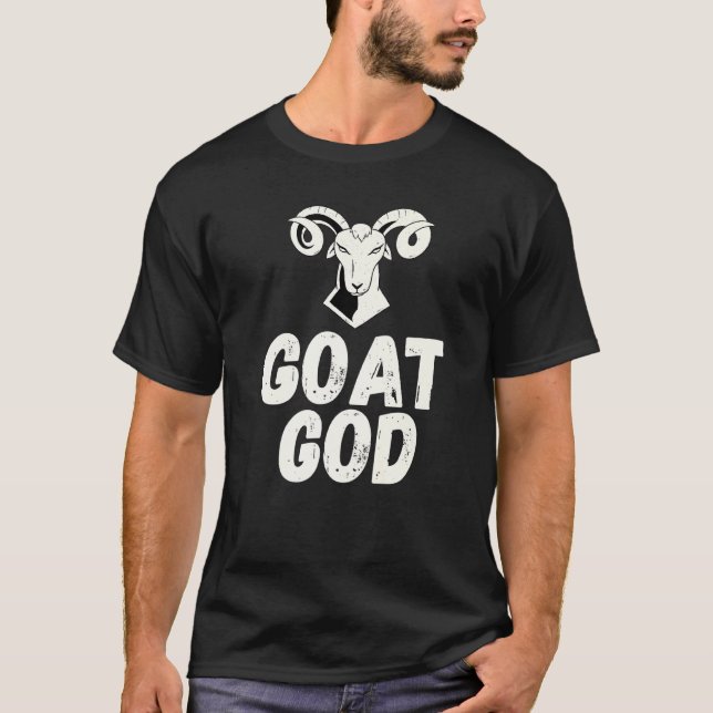Camiseta Goat God Goats (Anverso)