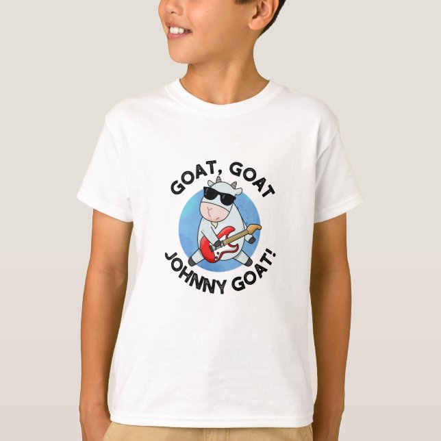 Camiseta Goat Johnny Goat Funny Music Animal Pun (Anverso)