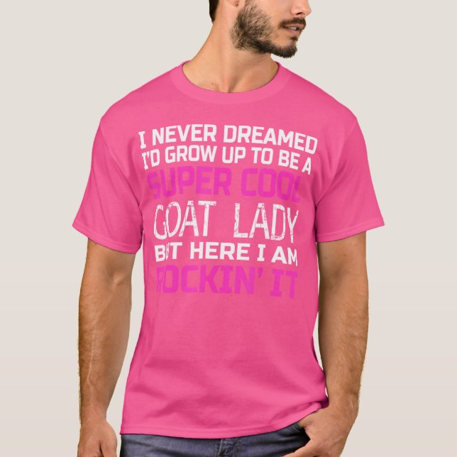 Camiseta Goat Lady Funny (Anverso)