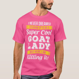 Camiseta Goat Lady Funny Goat Lover