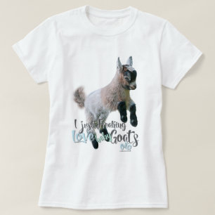 Camiseta GOAT LOVE Acabo de masticar el amor, las cabras