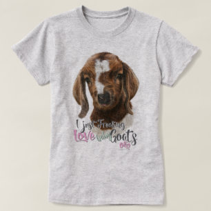 Camiseta GOAT LOVE Acabo de masticar el amor, las cabras
