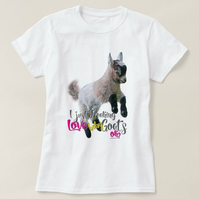 Camiseta GOAT LOVE | Acabo de masticar el amor, las cabras  (Diseño del anverso)