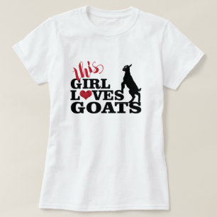 Camiseta GOAT LOVE   Este Chica ama a las cabras bebé Togge