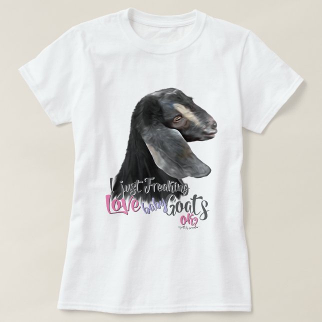 Camiseta GOAT LOVE | Sólo estoy frenando el amor de las cab (Diseño del anverso)