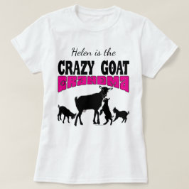 Camiseta GOAT Lover | Abuela de cabra loca personalizada