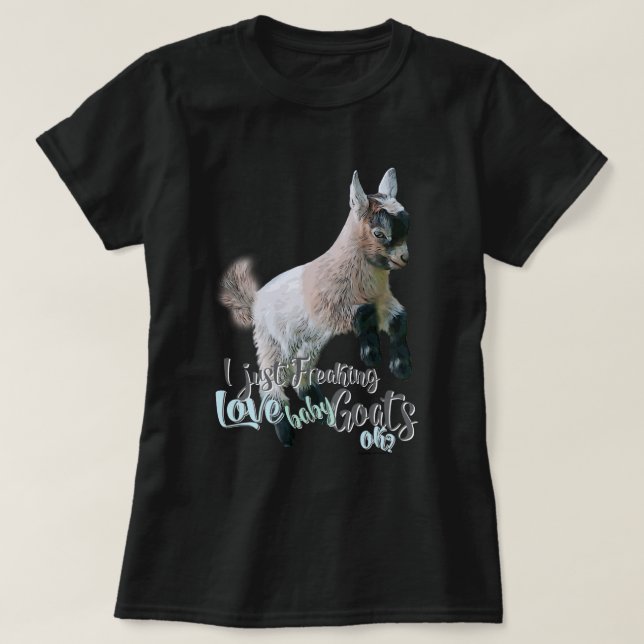 Camiseta GOAT LOVER | Acabo de masticar el amor, las cabras (Diseño del anverso)