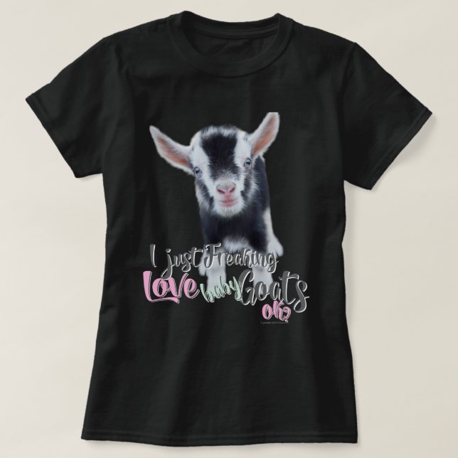 Camiseta GOAT LOVER | Acabo de masticar el amor, las cabras (Diseño del anverso)