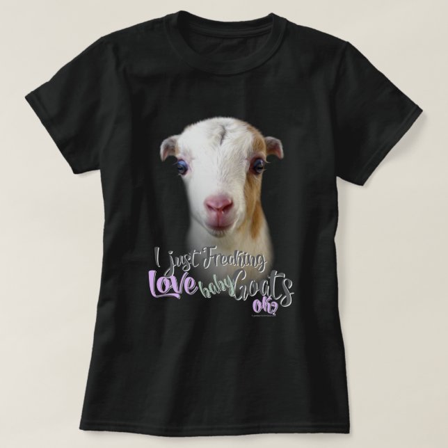 Camiseta GOAT LOVER | Acabo de masticar el amor, las cabras (Diseño del anverso)