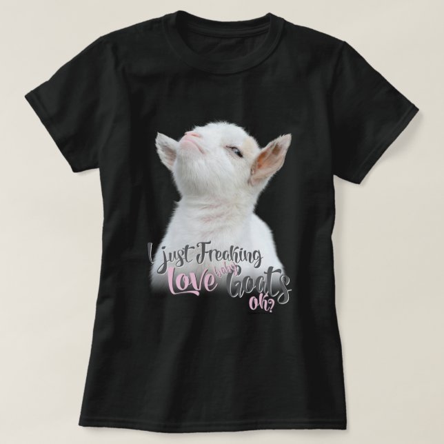 Camiseta GOAT LOVER | Acabo de masticar el amor, las cabras (Diseño del anverso)