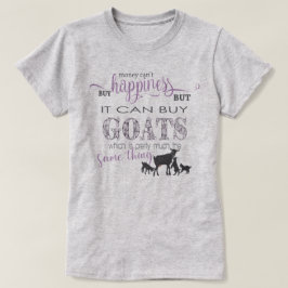 Camiseta GOAT LOVER | Dinero no puede comprar felicidad