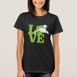 Camiseta GOAT LOVER   LIME GREEN Dark Goat L O V E