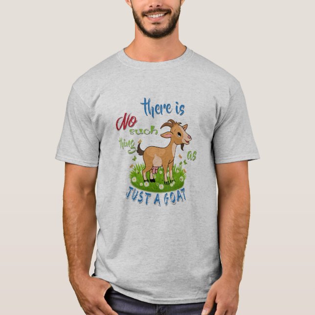 Camiseta GOAT Lover | Sólo una cabra GetYerGoat™ (Anverso)