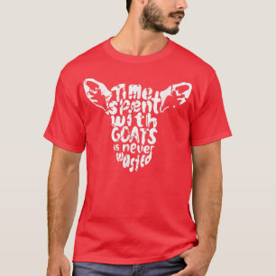 Camiseta Goat Lover Typo Funny Goat Tipography S