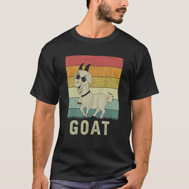 Camiseta Goat  Men Women Goat Retro (Anverso)