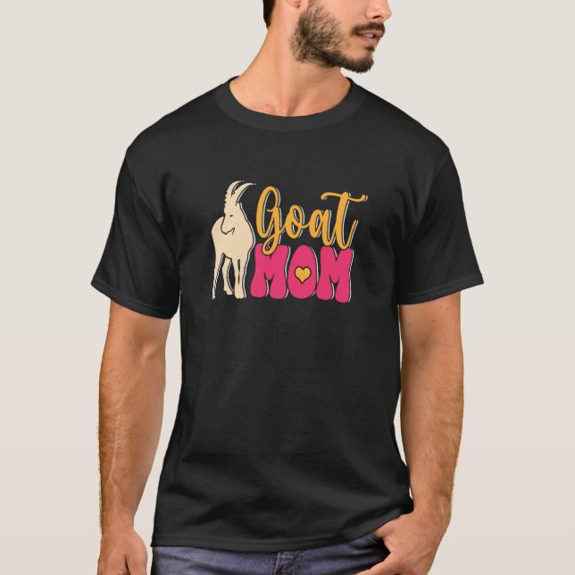 Camiseta Goat Mom Farmer Farm Animal (Anverso)