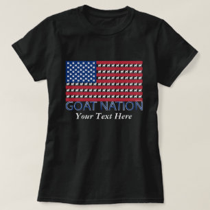 Camiseta GOAT NATION La cabra estadounidense GetYerGoat™