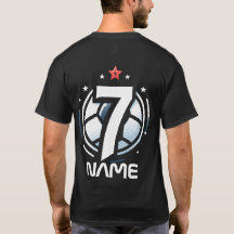 camiseta GOAT número 7 personalizada