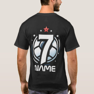 camiseta GOAT número 7 personalizada