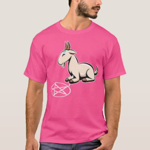 Camiseta Goat Pentagram Gótico Goat