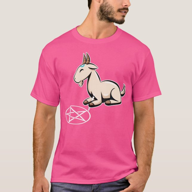 Camiseta Goat Pentagram Gótico Goat (Anverso)