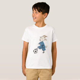 Camiseta Goat playing soccer in karate kimono