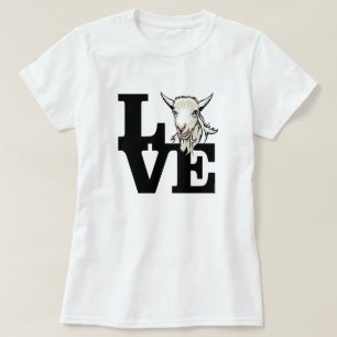 Camiseta GOAT Retro L O V E No Hornos