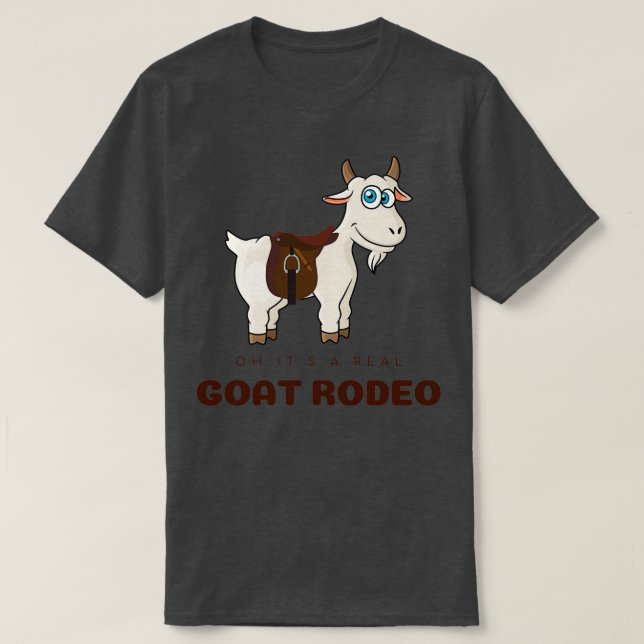 CAMISETA GOAT RODEO  (Diseño del anverso)