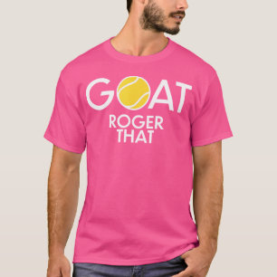 Camiseta Goat Roger De Los Futbolistas Del Tenis
