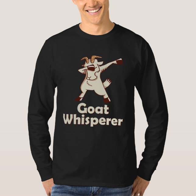 Camiseta Goat Whisperer & Goats dabbing (Anverso)