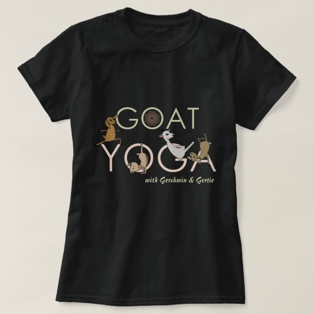 Camiseta GOAT YOGA | Cabras haciendo yoga (Diseño del anverso)