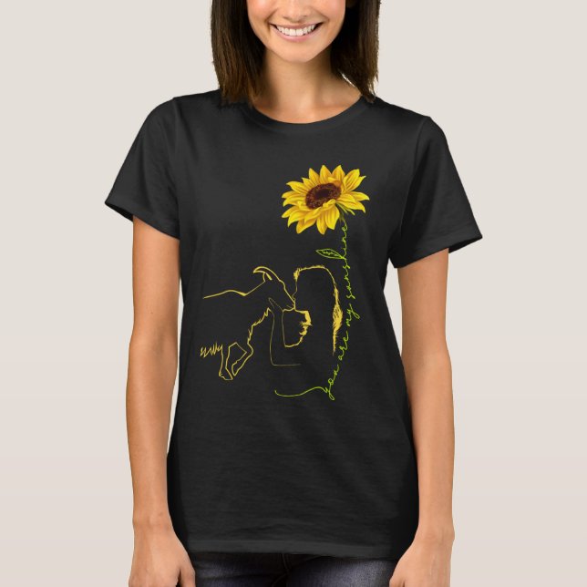 Camiseta Goat  You Are My Sunshine Best Idea for Goat mom (Anverso)
