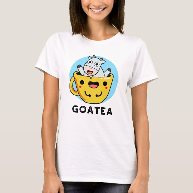 Camiseta Goatea Funny Goat Tea Pun (Anverso)