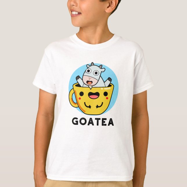 Camiseta Goatea Funny Goat Tea Pun (Anverso)