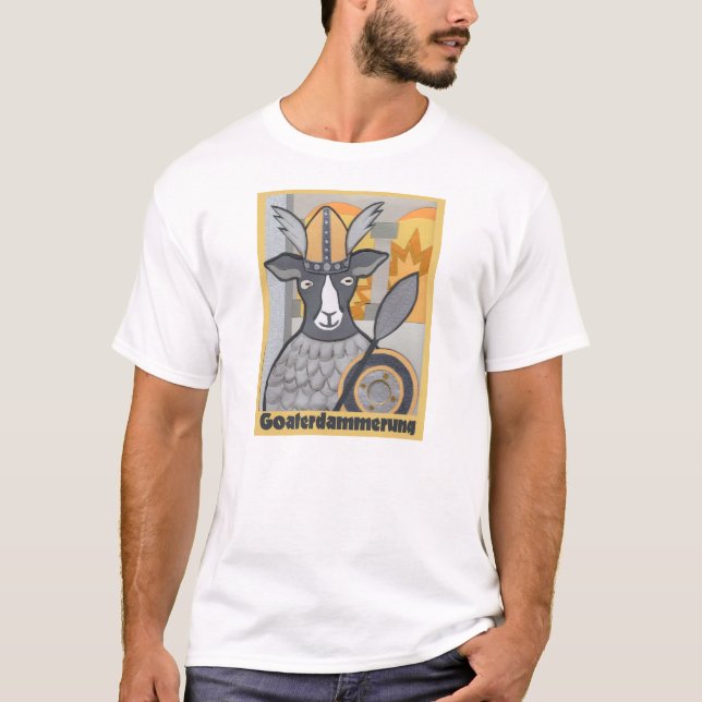 Camiseta Goaterdammerung:  Crepúsculo de las cabras (Anverso)