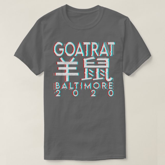 Camiseta Goatrat Baltimore 2020 (Diseño del anverso)