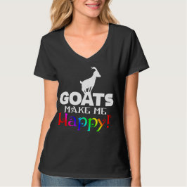 Camiseta GOATS me hacen feliz