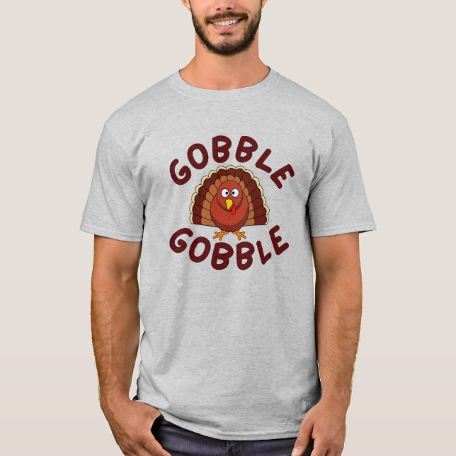 Camiseta Gobble Gobble Thanksgiving T-Shirt (Anverso)
