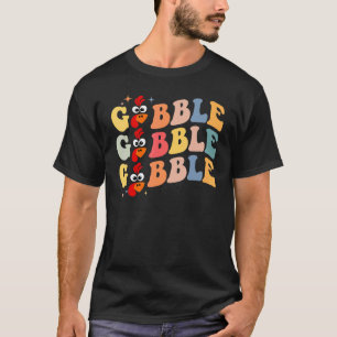 Camiseta Gobble hasta que tambalearás el Día de Acción de G