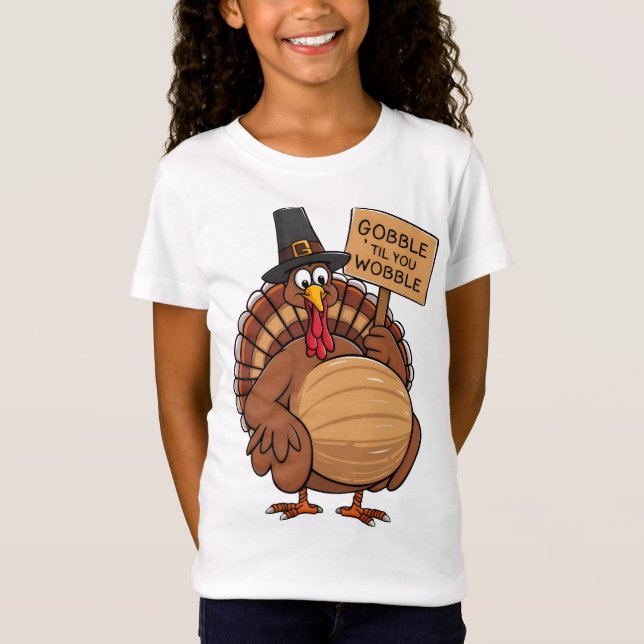 Camiseta Gobble hasta que te tambaleas (Anverso)