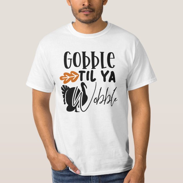 Camiseta Gobble Til Ya Wobble, Diablos divertidos (Anverso)